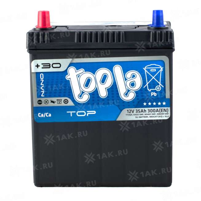 Аккумулятор TOPLA TOP (35Ач, 12 V) Прямая, L+ B19 арт.118935 0