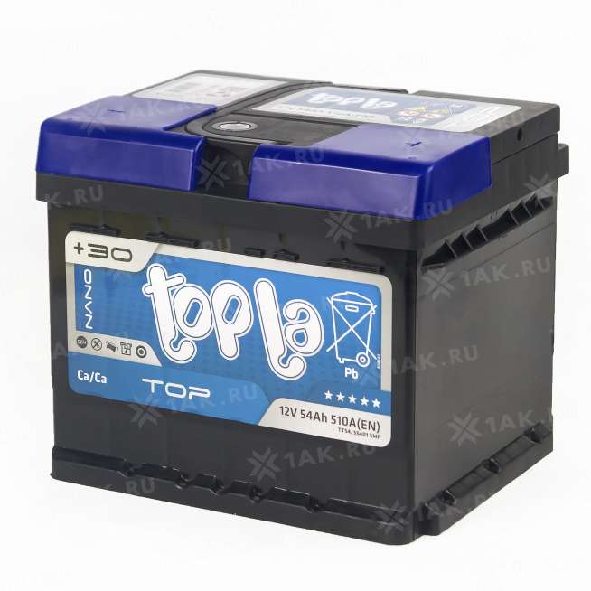 Аккумулятор TOPLA TOP (54 Ah, 12 V) Обратная, R+ LB1 арт.118654 2