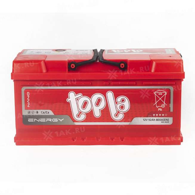 Аккумулятор TOPLA Energy (92 Ah, 12 V) Обратная, R+ LB5 арт.108092 0