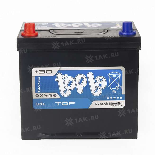 Аккумулятор TOPLA TOP (65 Ah, 12 V) Прямая, L+ D23 арт.118765 0