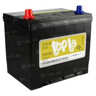 Аккумулятор TOPLA EFB Stop &amp; Go (60 Ah, 12 V) Прямая, L+ D23 арт.112160