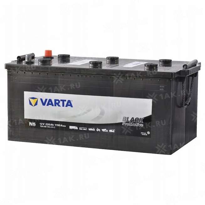 Аккумулятор VARTA PROMOTIVE BLACK (220 Ah, 12 V) Обратная, R+ D6 арт.720018-553558 0