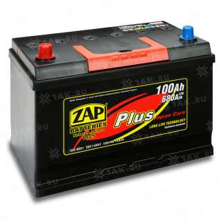 Аккумулятор ZAP PLUS (100 Ah, 12 V) Прямая, L+ D31 арт.600 33