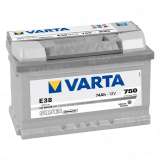 Аккумулятор VARTA Silver Dynamic (74 Ah, 12 V) Обратная, R+ LB3