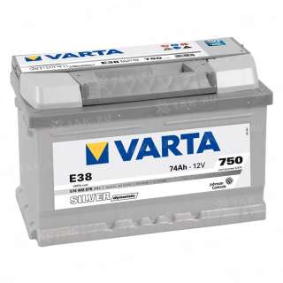 Аккумулятор VARTA Silver Dynamic (74 Ah, 12 V) Обратная, R+ LB3 арт.533095