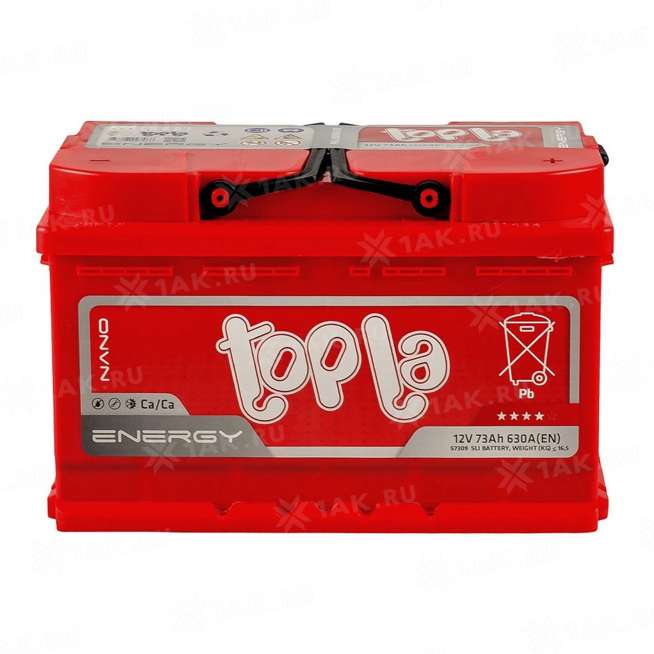 Аккумулятор TOPLA Energy (73 Ah, 12 V) Обратная, R+ LB3 арт.108073 0