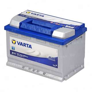 Аккумулятор VARTA Blue Dynamic (74 Ah, 12 V) Обратная, R+ L3 арт.533093