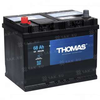 Аккумулятор THOMAS (68 Ah, 12 V) Прямая, L+ D26 арт.627201