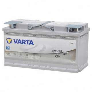 Аккумулятор VARTA Silver Dynamic AGM (95 Ah, 12 V) Обратная, R+ L5 арт.611638