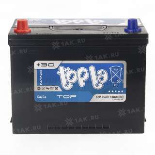 Аккумулятор TOPLA TOP (75 Ah, 12 V) L+ D26 арт.118975/138975
