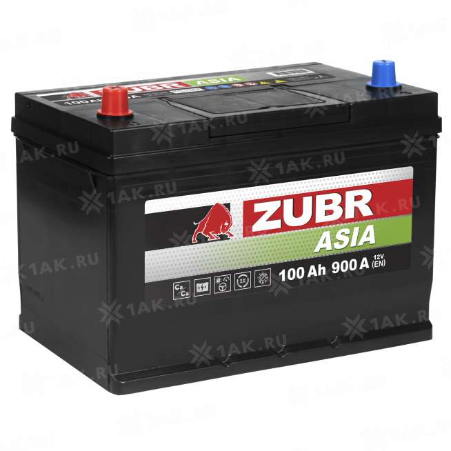 Аккумулятор ZUBR Premium Asia (100 Ah, 12 V) Прямая, L+ D31 арт.ZPA1001 8