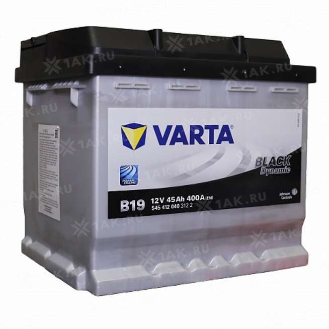 Аккумулятор VARTA Black Dynamic (45 Ah, 12 V) Обратная, R+ L1 арт.545412 0