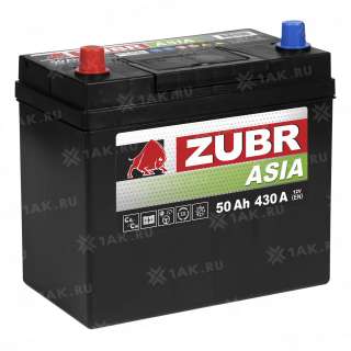 Аккумулятор ZUBR Premium Asia (50 Ah, 12 V) L+ B24 арт.ZPA501