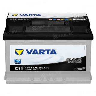 Аккумулятор VARTA Black Dynamic (53 Ah, 12 V) Обратная, R+ LB2 арт.553401
