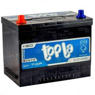 Аккумулятор TOPLA TOP (70 Ah, 12 V) Прямая, L+ D26 арт.118970