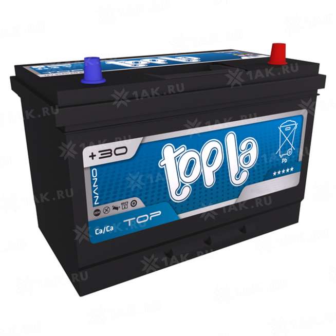 Аккумулятор TOPLA TOP (100 Ah, 12 V) Обратная, R+ D31 арт.118002 0