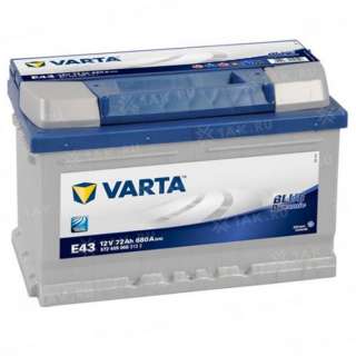 Аккумулятор VARTA Blue Dynamic (72 Ah, 12 V) R+ LB3 арт.533092