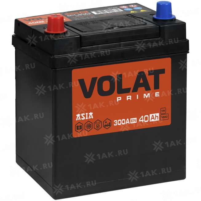 Аккумулятор VOLAT Prime Asia (40 Ah, 12 V) Прямая, L+ NS60ZL арт.VPA401 0