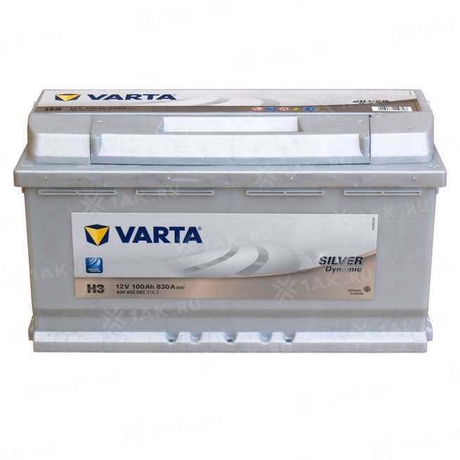 Аккумулятор VARTA Silver Dynamic (100 Ah, 12 V) Обратная, R+ L5 арт.533105 0