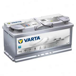 Аккумулятор VARTA Silver Dynamic AGM (105 Ah, 12 V) Обратная, R+ L6 арт.611639