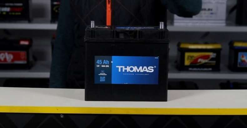 Thomas Asia (45 A/h), 360A R+: технические характеристики аккумулятора