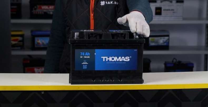 Thomas (74 A/h), 740A R+: технические характеристики аккумулятора