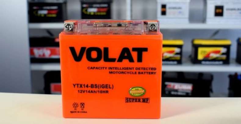 VOLAT (14 A/h), 200A : технические характеристики мотоаккумулятора