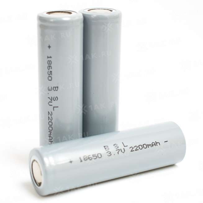 Аккумуляторный элемент BSL 18650 2200 mAh 3C (3.7V, 2.2 А/ч, 6,6A), Китай 1