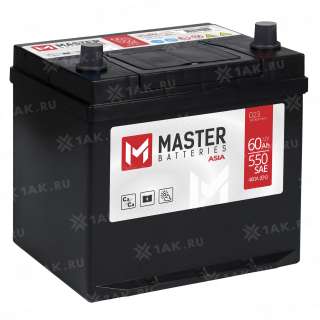 Аккумулятор MASTER BATTERIES (60 Ah, 12 V) L+ D23 арт.MBA601