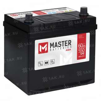 Аккумулятор MASTER BATTERIES (60 Ah, 12 V) Прямая, L+ D23 арт.MBA601 0