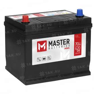 Аккумулятор MASTER BATTERIES (70 Ah, 12 V) Прямая, L+ D26 арт.MBA701 0
