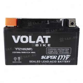 Аккумулятор VOLAT (10 Ah, 12 V) L+ YTZ12S арт.YTZ10S(MF)Volat