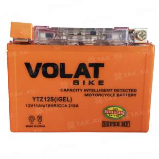 Аккумулятор VOLAT (11 Ah, 12 V) Прямая, L+ YTZ12S арт.YTZ12S(iGEL)Volat 6