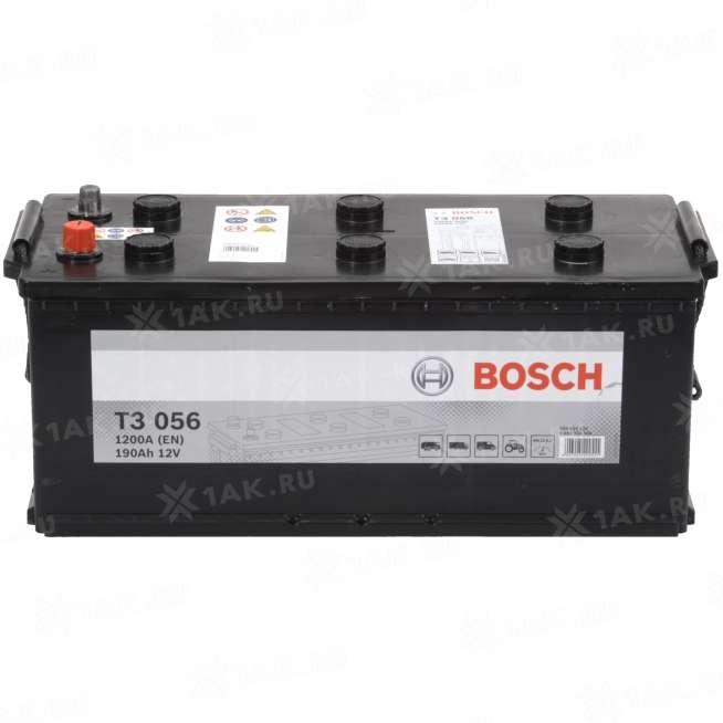 Аккумулятор BOSCH S3 (190 Ah, 12 V) Обратная, R+ D5 арт.0092T30560 1