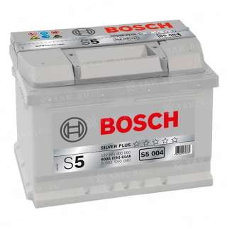 Аккумулятор BOSCH S5 (61 Ah, 12 V) R+ LB2 арт.0 092 S50 040