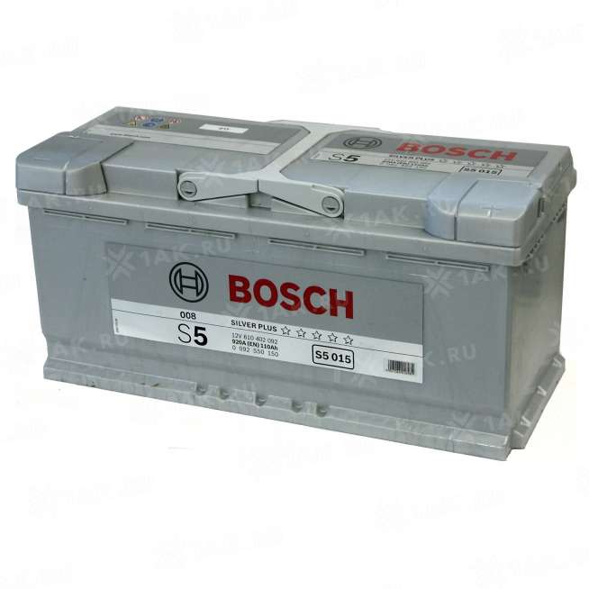 Аккумулятор BOSCH S5 (110 Ah, 12 V) Обратная, R+ L6 арт. 0