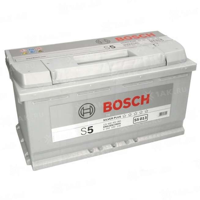 Аккумулятор BOSCH S5 (100 Ah, 12 V) Обратная, R+ L5 арт. 0