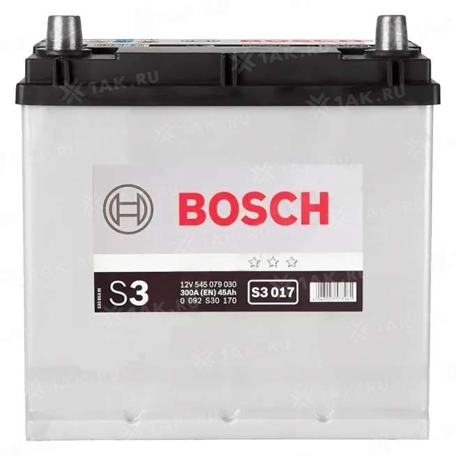 Аккумулятор BOSCH S3 (45 Ah, 12 V) Обратная, R+ B24 арт. 0