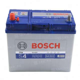Аккумулятор BOSCH S4 (45 Ah, 12 V) Прямая, L+ B24 арт.