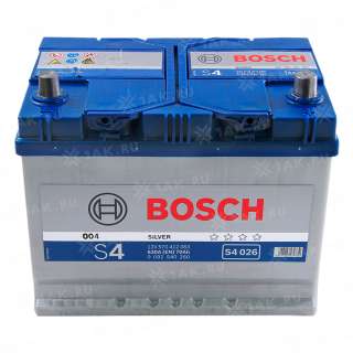 Аккумулятор BOSCH S4 (70 Ah, 12 V) L+ D26 арт.
