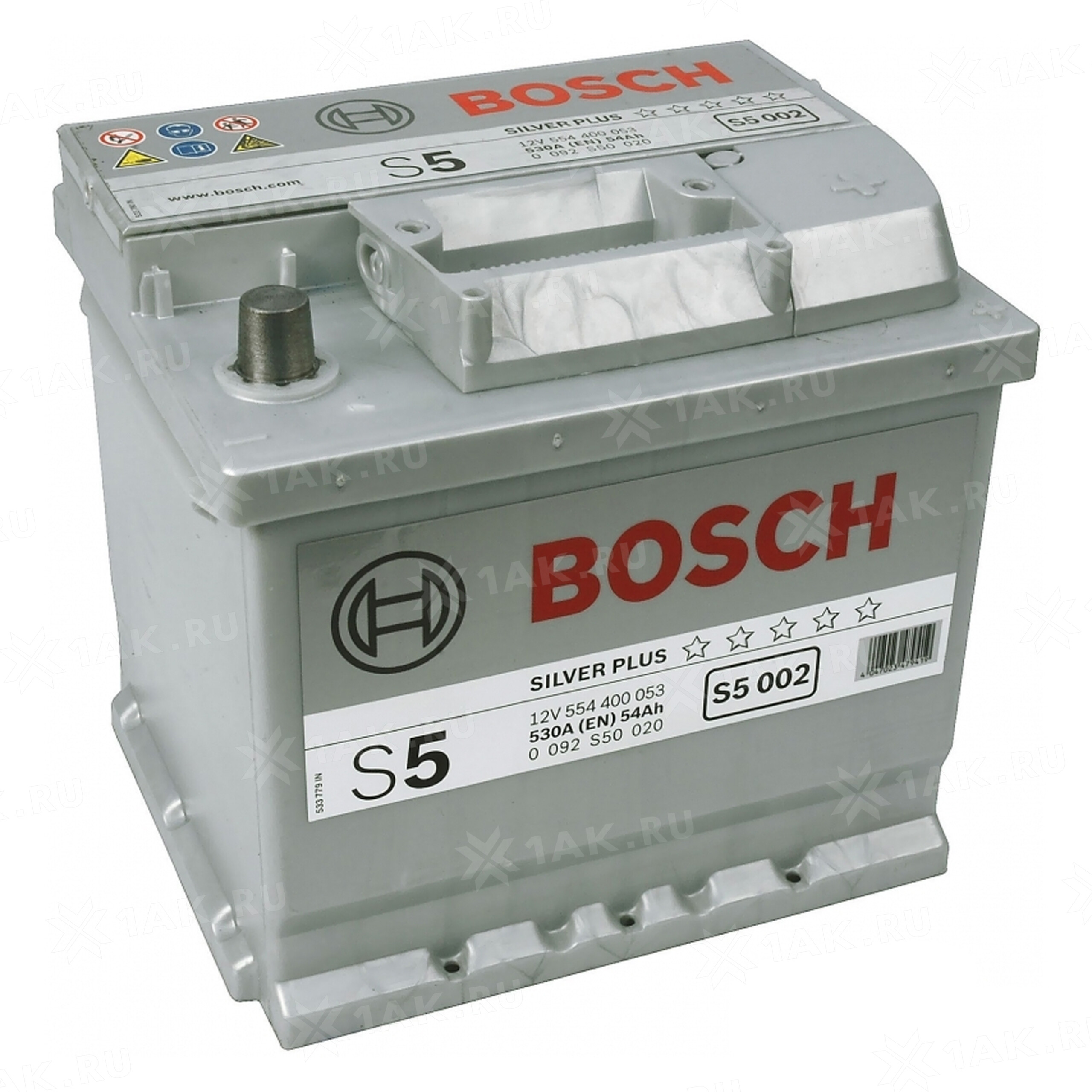 BOSCH Starterbatterie 12V 554 400 053 54Ah S5 002 H4