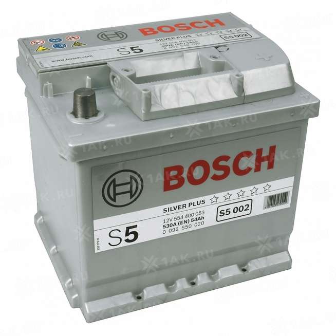 Аккумулятор BOSCH S5 (54 Ah, 12 V) Обратная, R+ L1 арт. 0