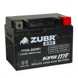 Аккумулятор ZUBR (4 Ah, 12 V) Обратная, R+ YTX4L-BS арт.YTX4L-BS (MF)
