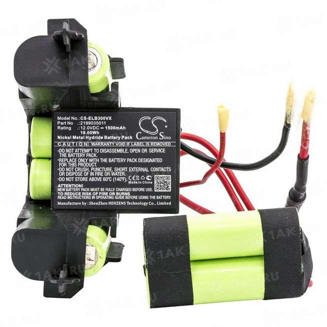 Аккумуляторы для пылесосов ELECTROLUX (1.5 Ah) 12 V Ni-Mh P103.00023 0
