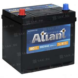 Аккумулятор ATLANT Blue Asia (60 Ah, 12 V) L+ D23 арт.ATA601