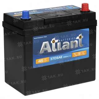 Аккумулятор ATLANT Blue Asia (45 Ah, 12 V) Обратная, R+ B24 арт.ATA450