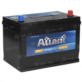 Аккумулятор ATLANT Blue Asia (90 Ah, 12 V) R+ D23 арт.ATA900
