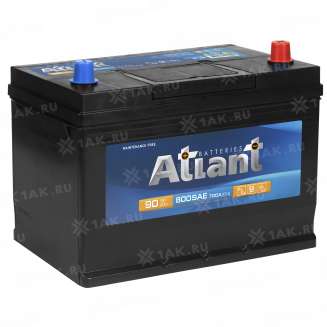 Аккумулятор ATLANT Blue Asia (90 Ah, 12 V) Обратная, R+ D31 арт.ATA900 7