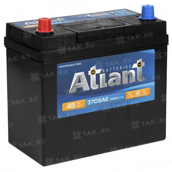 Аккумулятор ATLANT Blue Asia (45 Ah, 12 V) Прямая, L+ B24 арт.ATA451 7