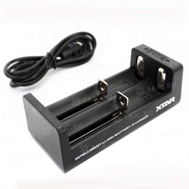 Зарядное устройство XTAR MC2 для аккумуляторных элементов с USB кабелем 0